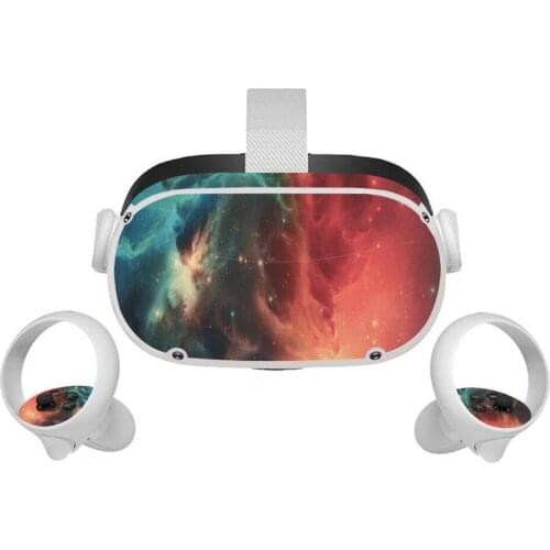 Stickers For Oculus Quest 2 VR Headset Virtual Reality Decals Protetcive PVC Skin For Oculus Quest2 Vr Accessories