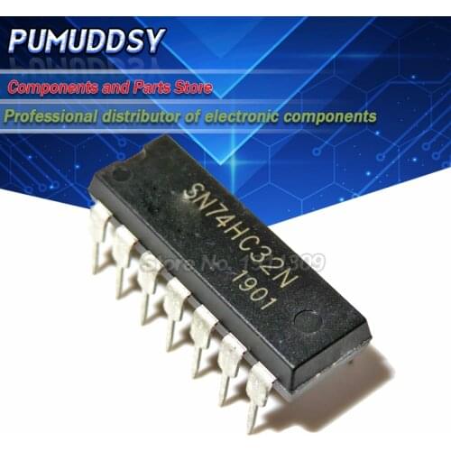 10PCS SN74HC32N DIP14 SN74HC32 DIP 74HC32N 74HC32 new and IC