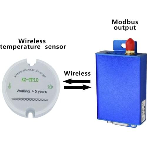 RS485 Modbus Receiver/Logger/Concentartor for Wireless Temperature Humidity sensor Output Modbus Protocol