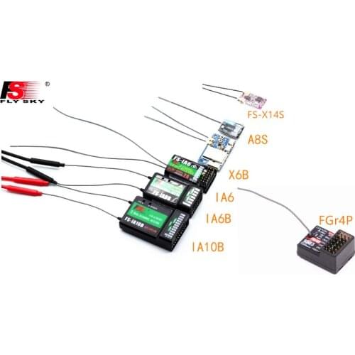 Flysky FS-GR3E FS-A6 FS-BS6 FS-IA6B FS-IA10B FS-GR4 FS-9B Frsky-S8R Frsky-S6R FS-X14S FS-FGr4P RC Receiver