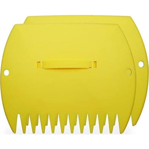 1 Pair Leaf Scoop Portable Multiple Use PP Garden Cleaning Leaf Scoop for Collecting