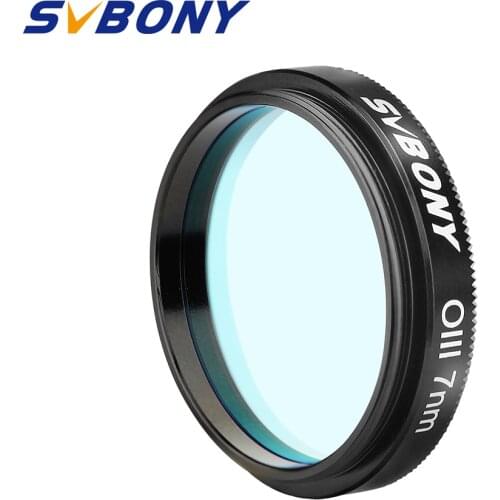 SVBONY Filter 1.25 Inch OIII-CCD 7nm Narrowband Astronomical Photographic CCD Filter For Deep Sky