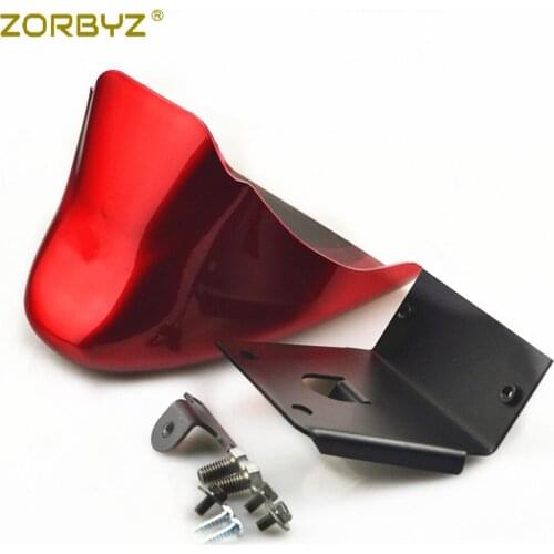 ZORBYZ Motorcycle Bright Red Front Bottom Spoiler Mudguard Fender Cover For Harley Sportster 1200 XL Iron 883 2004-2015