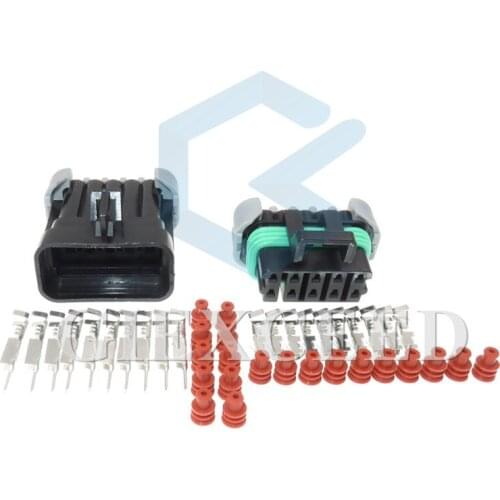 10 Pin 12045808 12065425 Car Waterproof Connector With Terminal Female Male Sockets Auto Sealed Diagnostics Plugs