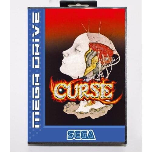 Curse 16 bit MD Game Card With Retail Box For Sega Megadrive/Genesis