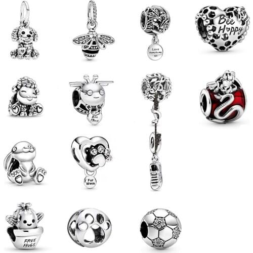 2020 New Silver 925 Sterling High-quality Hot Selling Charm, Elegant Exquisite Original Woman Diy Jewelry Birthday Gift