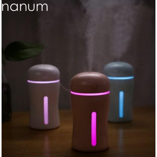 3 in 1 Aroma Essential Oil Diffuser Ultrasonic Original Intention Humidifier Purifier LED Night Light USB Fan Car Air Freshener