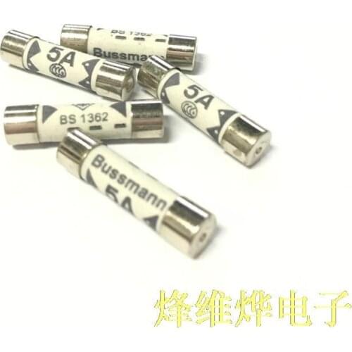 6 * 25 BS1362 British ceramic fuse 5A 6x25mm fuse plug special ( 2 )