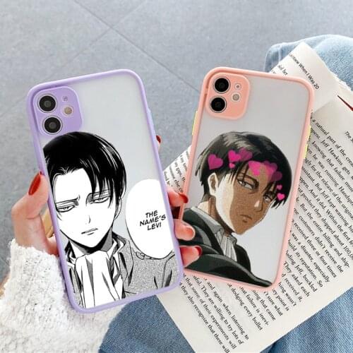 Soft Bumper Anime Phone Case for Iphone X 11 Pro XS MAX 8 7 6 6S Plus SE 2020 XR Japanese Attack on Titan Coque for IPhone 12