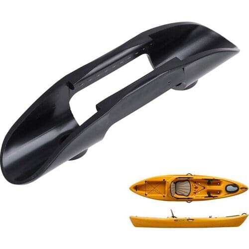Black Plastic Marine Kayak Paddle Clip Holder Paddle Oars Keeper Canoe Boat Deck Mount Fishing Accessories with Screws