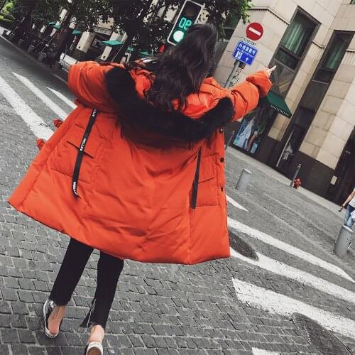 New 2020 winter women wadded jacket female oversize long hooded down cotton padded coat femaleparkas plus size LX2174