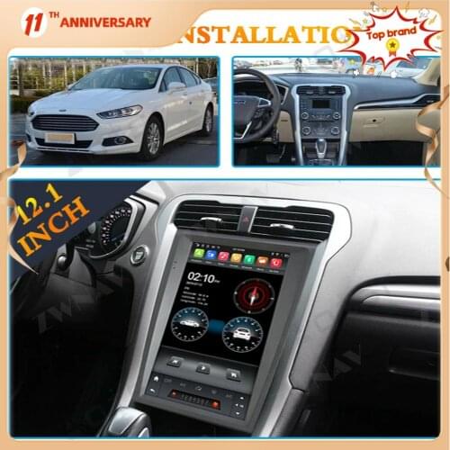 For Ford Ranger F250 2008 -2012 Android 9 Multimedia Tesla Screen PX6 64GB Car Radio Player Auto GPS Navigation DSP carplay WIFI