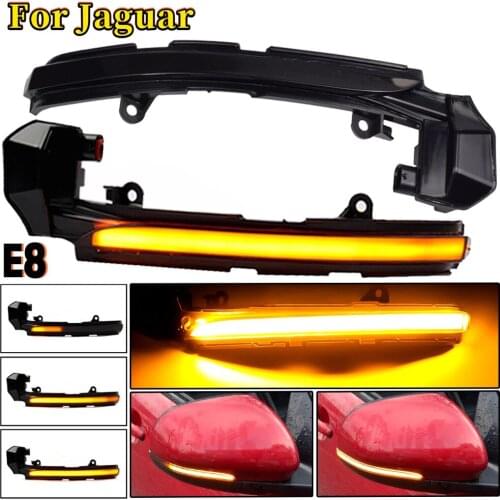 For Jaguar XE XF XJ F-TYPE XK XKR I-PACE X250 X260 X760 X351 X152 X150 Dynamic LED Turn Signal Blinker Mirror Flasher Light