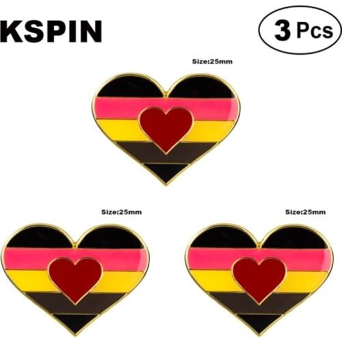 Fat Fetish Pride Heart Shape Lapel Pin Brooches Pins Flag badge Brooch Badges