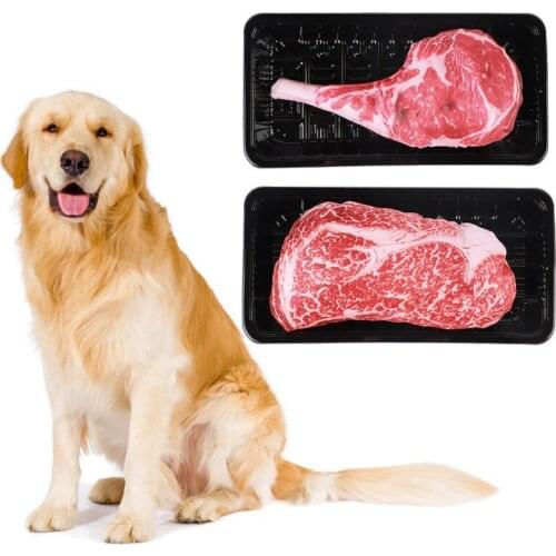A Interactive Dog Toy Fun Simulation beef Steak Chewing Toys for Cat And Dog Plush Toys Pet Supplies