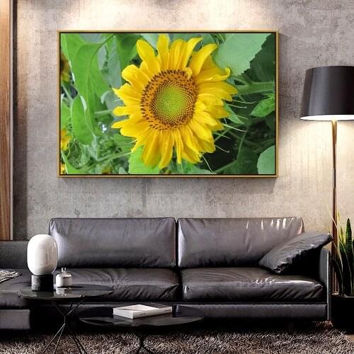 Artcozy Oil Canvas Painting sunflowers_herbs_summer_mood For Home Decoration Wall Art