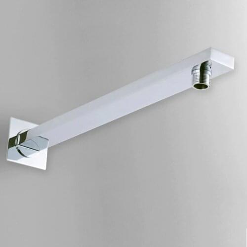 40cm copper brass Chrome Square Wall Mounted Rain Shower Arm for Shower Head Shower Accessories SA006-1