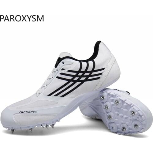 PAROXYSM track and field shoes men and women track and field spiked shoes sprint shoes lightweight soft comfortable sneakers