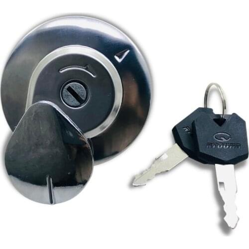 Yecnecty For Honda CA250 Magna 250 Steed 400 600 Motorcycle Fuel Gas Cap With 2 Keys CNC Aluminum Motor Bicycle Fuel Tank Cover