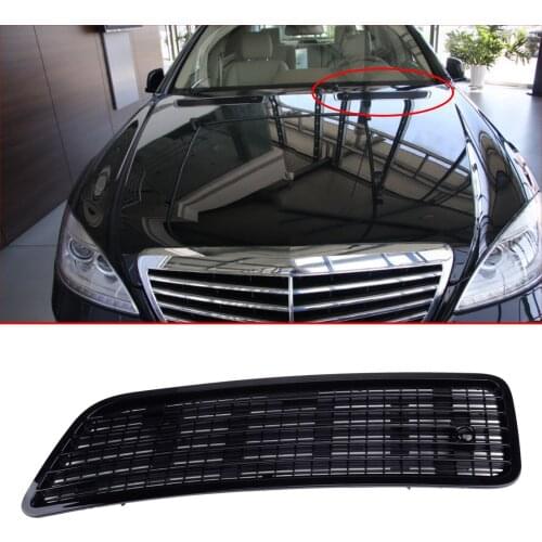 Car Left Hood Bonnet Upper Grill Vent Trim 2218800305 Fit For Benz S320 S400 R350 W221 W251 2007 2008 2009 2010 2011 2012 2013