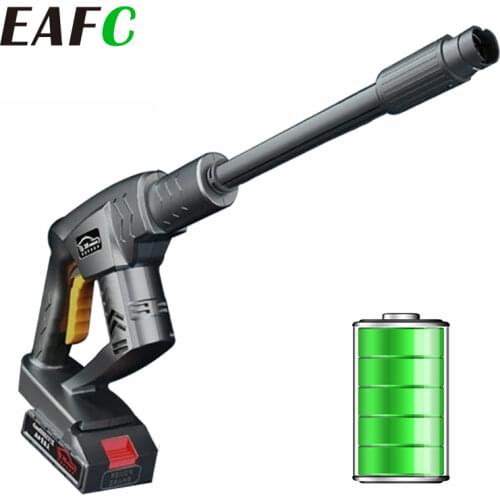 High Pressure Car Washer Rechargeable Lithium Battery Auto Spray Water Car Cleaning Gun Handheld Cleaner Car Acessories