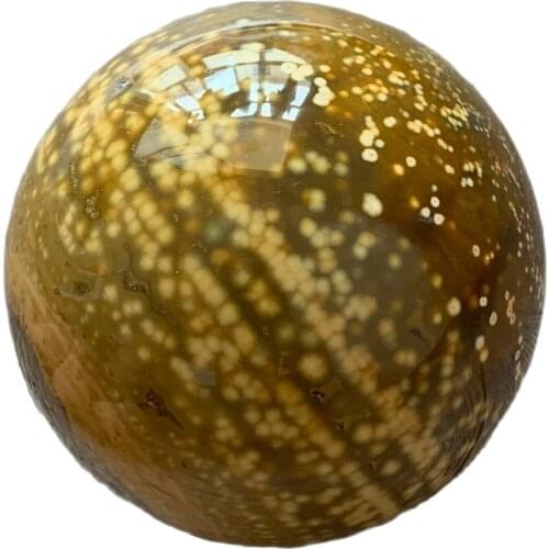 Natural Ocean Jasper Sphere Polished Quartz Crystal Ball Reiki