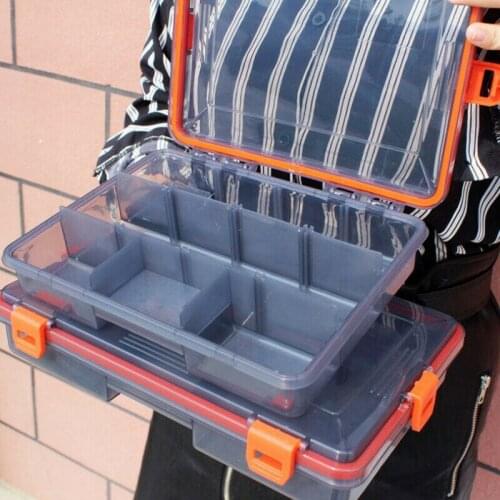 Outdoor Fishing Tools Storage Box Fishing Accessories Lake Sea Fishing Bait Lures Fish Hook Organizer Box