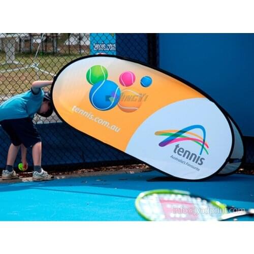 Customized Retractable a-Frame Pop up Advertising Display Sport Outdoor Banner (120X60CM)
