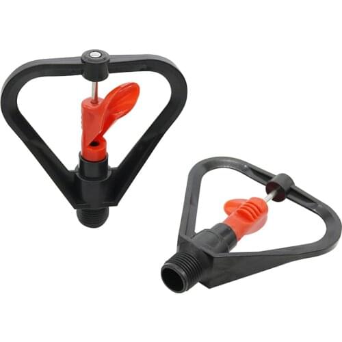 1/2 inch Rotary Nozzle Greenhouse Spray Nozzle 360 Degree Rotating Sprinkler Nozzle with Male Thread Sprinkler 10 Pcs