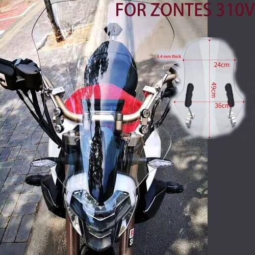 Motorcycle Windproof Windshield Auto Parts Tool for ZONTES ZT310V 310V 310 V