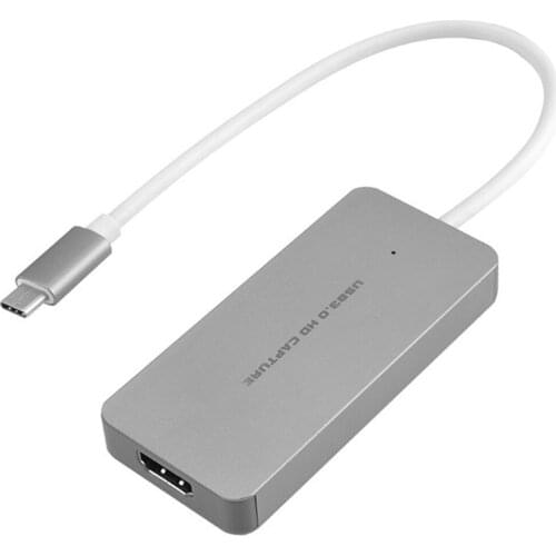 1080P 60FS HD HDMI to Type-C UVC Video Capture Video Recorder Grabber Card Webcasting Live Streaming for XBOX PS4 MAC