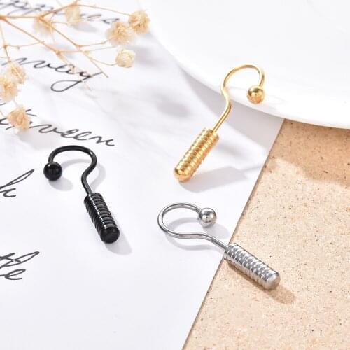 Vintage Bar Question Mark Long Thread Punk Drop Earrings for Women Glossy Arc GeometricFashion Jewelry Hanging Pendientes