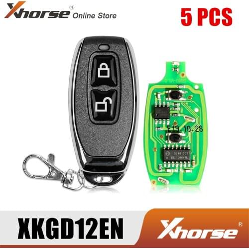 Xhorse XKGD12EN Wire Remote Key Garage Door English Version 5PCS/Lot