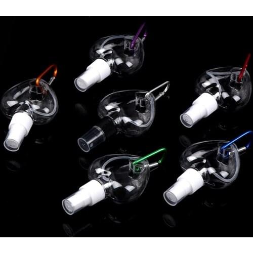 1pc 50ml Refillable Bottle With Ring Hook Spray Bottle Portable Heart Shape Empty