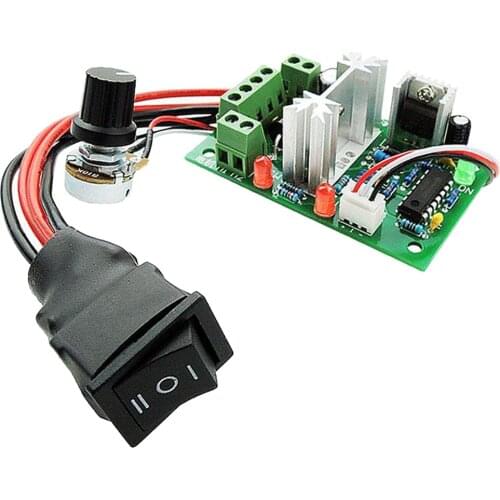 10V 12V 24V 30V PWM DC controller with Positive inversion switch PWM DC controller for DC motor speed controller