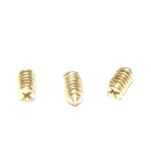 30pcs M3 Phillips tip end set brass screws cross cone head pointed tail screw top brassiness bolt 3mm-8mm length