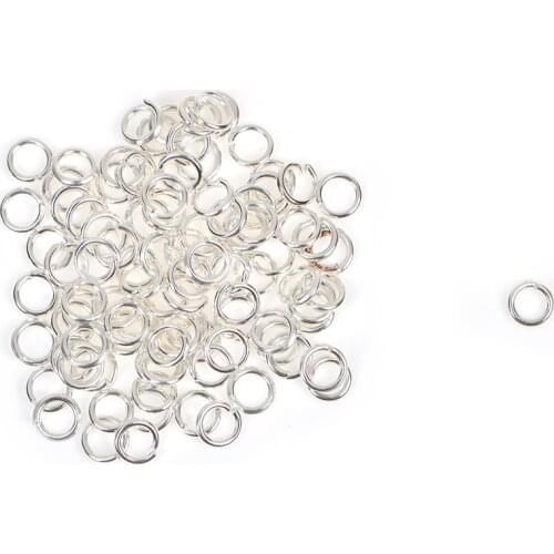 50/90/120pcs 3/4/6mm Open Jump Rings Connectors Beads For Jewelry DIY Accessories Hot Sale