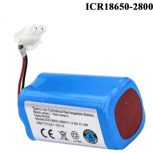 14.8V 2800mah li-ion Replacement Battery For Ecovacs Sweeping Robot CR130 V780 series cleaner For dibea sallei 18650 batteries
