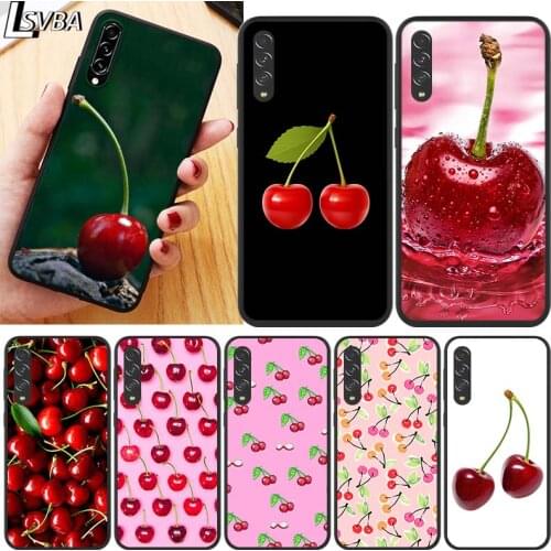 Pink Cherries for Samsung Galaxy A90 5G A80 A70S A70 A60 A50 A50S A40 A30S A20S A20E A20 A2 Core A10 Phone Case