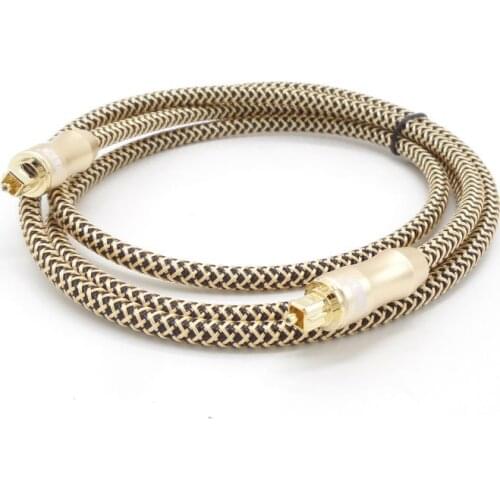 Digital Optical Optic PVC Fiber Audio Cord OD 2.2mm DVD sound Cable DAC audio decoder audio line