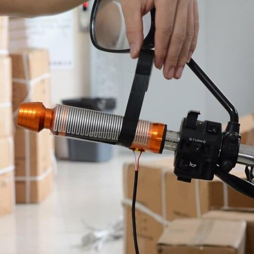 CS-054B1 Handlebar Heated Grip Pad w/ Rocker Switch Outdoor 12V Motorcycle Motorbike Kit Personal Motorcycle Ornaments