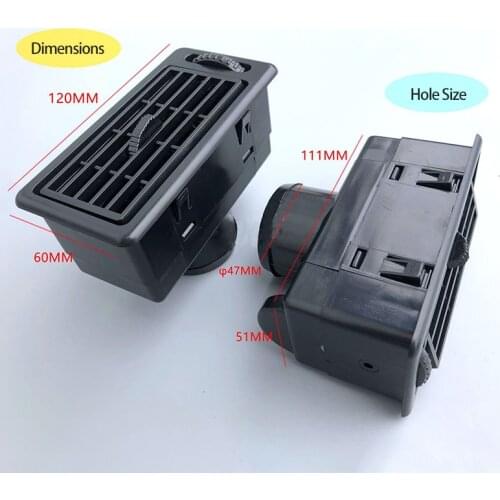 Low Noise Caravan Motorhome Trailer Side Air Vent Ventilation Exhaust Fan RV White DC For Camper Trailer Boat Marine Yacht