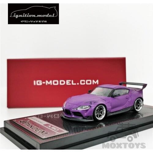 IG 1:64 PANDEM Supra (A90) Pearl purple Diecast Model Car