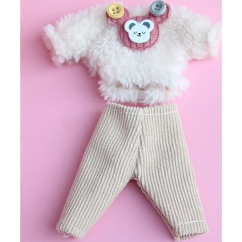 Clothes for 16CM Doll 1/8 Bjd Accessories OB11 Dolls Suit Dress Up Cartoon DIY Toy Girl Toys for Children