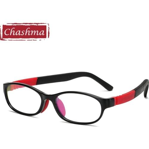 Prescription Glasse Frame Silicone Rubber Material Frame Children Eyewear Kids Optical Glasses Frame Girls Boys Soft Eyeglasses