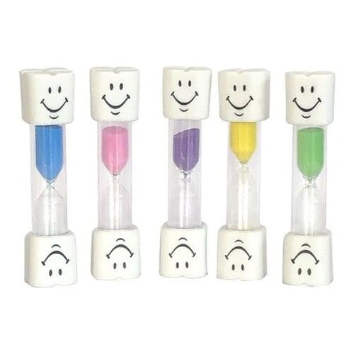 Wholesale 3 Minutes Smiley Hourglass Children Brushing Small Sand Clock Timer Gift Creative Time Funnel