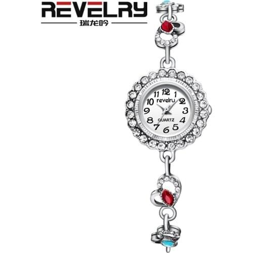 2020 Hot Women Watch Womens Fashion Watches Luxury Rhinestone Bracelet Wristwatch Montre Femme Reloj Relojes Para Mujer Women