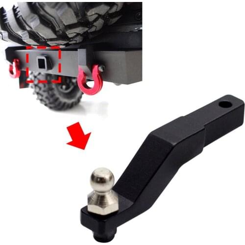 RC Car Metal Trailer Hook Drop Hitch Receiver for 1/10 RC Crawler TRX4 TRX-4 Rear Bumper Hook Upgrade Parts