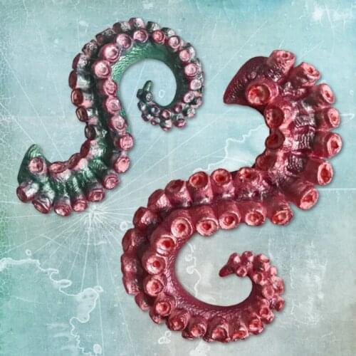 SHENHONG Sea Tentacles Mould For Cake Decorating Fondant Silicone Molds Paste Craft Dessert Baking Pastry Form