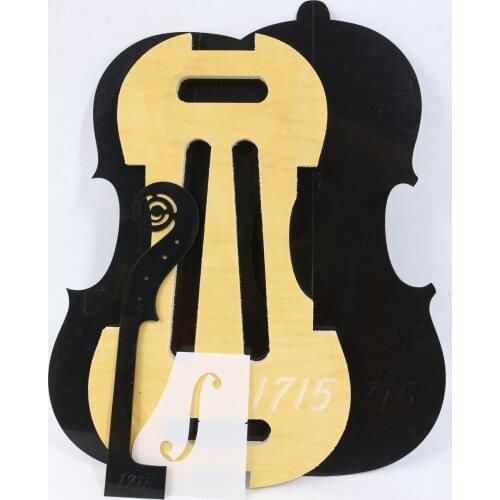 Stradivari 1715 year 4/4 violin templet Mold neck / F hole Templet fine violin tool